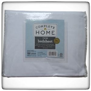 Complete Home White Bedsheet Set-Twin